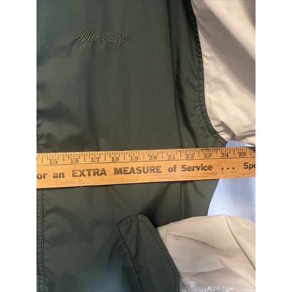 Allen Solly Reverse Bomber Flight Jacket Elastic Waist Length Snap Cuff Cotton - Picture 8 of 10